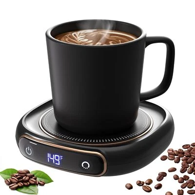 Juego de calentador y taza de café Lerat para escritorio, calentador de taza de café eléctrico con A... Foto 1 de 4