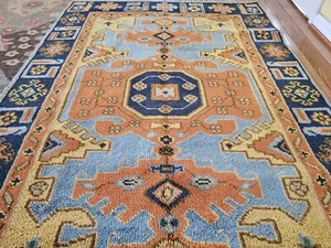 4 x 6 DISEÑO DE COLECCIÓN CAUCÁSICO SERAPI HERIZ ANTIGUO OUSHAK KAZAJO SHIRVAN - Imagen 1 de 12