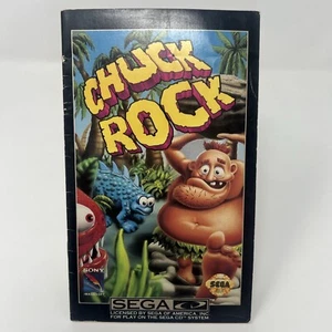 Chuck Rock 1 Sega CD AUTHENTIC Instruction Manual ChuckRock - Picture 1 of 2