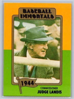 SSPC Baseball Immortals - Kenesaw Mountain Landis #28 - Image 1 of 2