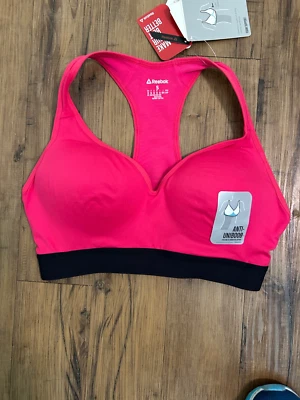 Sexy Sujetador Deportivo Reebok Rosa Caliente Talla Pequeña Espalda Corredora Yoga Correr Levantamiento Gimnasio Foto 1 de 4