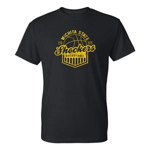 Wichita State Shockers Vintage Basketball Shield Licensed Unisex T-Shirt - Picture 1 of 22