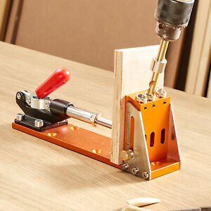 VEVOR Pocket Hole Jig Kit Carpentry Joinery Woodworking System Adjustable Depth