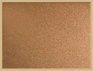 WALC060 60x80cm Liège Tableau D'Affichage Avec Bois Cadre - Afbeelding 1 van 1