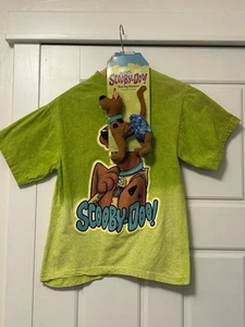 NEW Vintage 1998 Cartoon Network Scooby Doo T-shirt Dog SHIRT & PLUSH Boys 10/12 - Picture 1 of 14