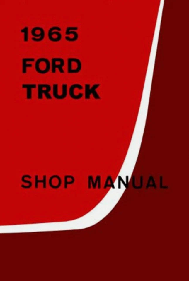 1965 年福特 F100 F250 F350 卡车商店维修手册套装全新 — 第 1/1 张图片