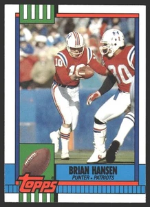 Brian Hansen #100T 1990 Topps Traded New England Patriots - Picture 1 of 2