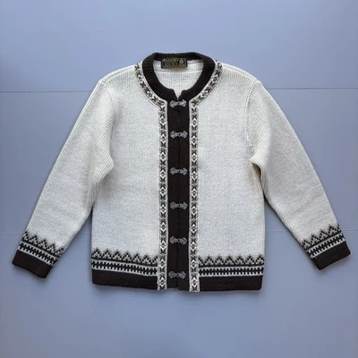 De Colección Nordstrikk Noruego Unisex Lana Virgen Suéter Cárdigan Cierre Peltre Noruega Foto 1 de 4