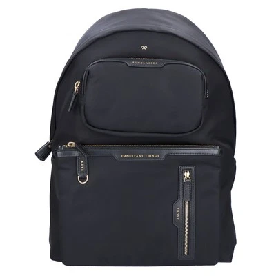 Anya Hindmarch Bolso Mochila Multi-Bolsillo NEGRO Foto 1 de 4