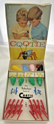 1959 Cootie Game by Schaper Complete in Good Condition FREE SHIPPING - Image 1 of 4