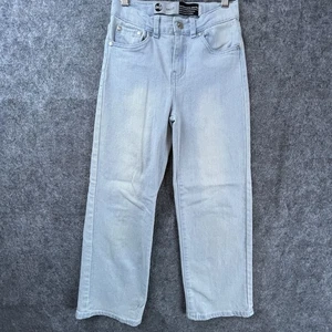 Silver Tab Jeans Girls 8 Reg Baggy Straight Light Wash - Picture 1 of 10