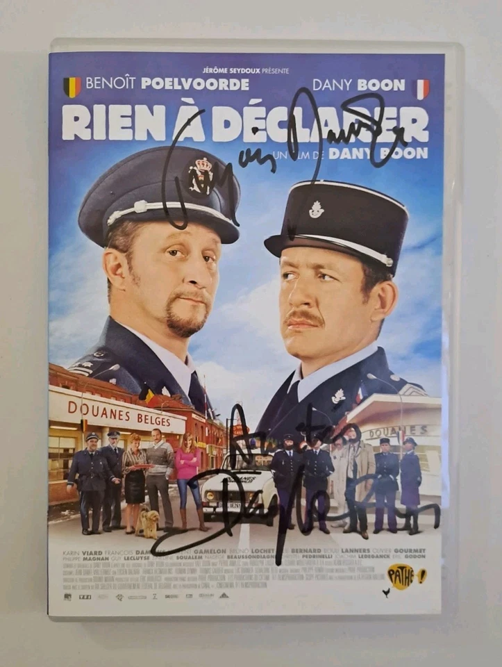 DVD RIEN À DÉCLARER - DÉDICACÉ PAR DANY BOON ET FRANÇOIS DAMIENS - AUTOGRAPHE - - Photo 1/1