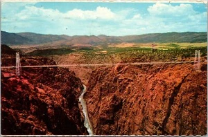 Berühmte Royal Gorge Hängebrücke Colorado Postkarte - Bild 1 von 2