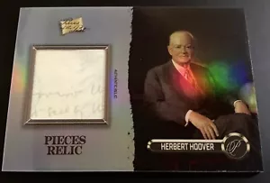HERBERT HOOVER Pieces of the Past Presidential Relic #81 - Bild 1 von 2