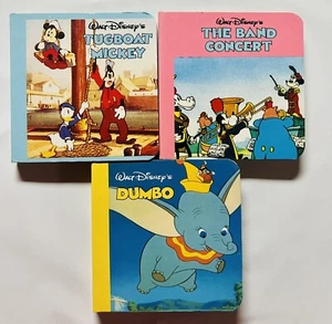 Disney Chatham River Press Mini Book Lot of 3 Children's Books 1986 Dumbo - Band - Picture 1 of 4