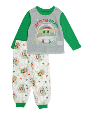 Disney Star Wars Big Boy Mandalorian 2-Piece Jogger Sleep Set - Size 6 - Image 1 of 2