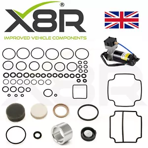 RANGE ROVER P38 EAS AIR COMPRESSOR SEAL LINER VALVE BLOCK O RING DIAPHRAGM KIT   - Picture 1 of 7