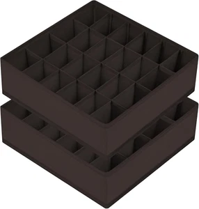 2 Packs Underwear Organizer, 24 Cells Collapsible Closet Organizers and Storage - Picture 1 of 12