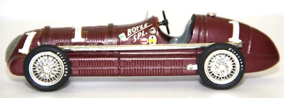 BRUMM USATO 1:43 AUTO DIE CAST MASERATI INDY #1 R111 1940 BORDEAUX ART BRUMM 1 - Immagine 1 di 4