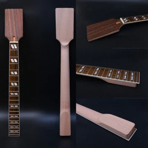 Guitar Neck 22Fret 25.5 Inch Mahogany Rosewood Fretboard Paddle Head DIY - Picture 1 of 14
