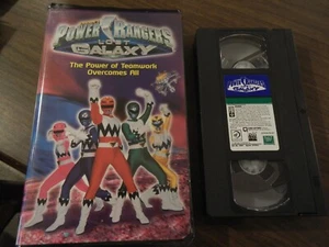 SABAN’S POWER RANGERS LOST GALAXY VHS 1999 TV KIDS MOVIE FOX KIDS CLAMSHELL - Picture 1 of 2