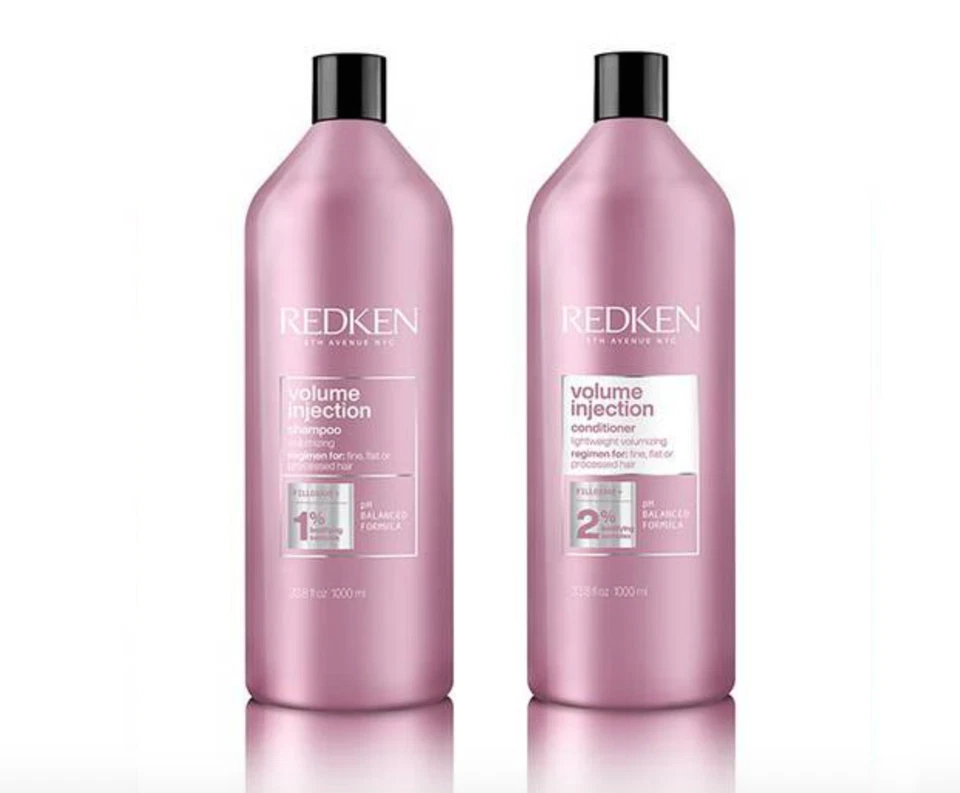 Redken Volume Injection, Shampoo and Conditioner Set. Liter Each. New and Sealed - Image 1 of 1