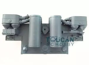 Plastic Back Cover Rear Plate Panel Funnel for HengLong 1/16 TigerⅠRC Tank 3818 - Picture 1 of 6