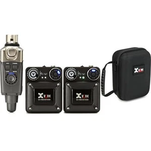 Xvive U4R2 Wireless In-Ear Monitoring System with 2 Receivers and Case Bundle - Picture 1 of 1