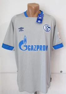 BNWT SCHALKE 04 AWAY 2018/2019 FOOTBALL SHIRT SOCCER JERSEY KIT UMBRO NEW MEN XL - Picture 1 of 10