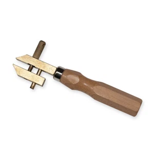 Präzisions Messing Handschraubstock & Holzgriff Schmuck Handwerk Klemme Arbeitswerkzeug Neu - Bild 1 von 3
