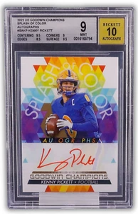 Kenny Pickett 2022 Goodwin Champions Splash of Color Auto BGS 9 - Picture 1 of 3