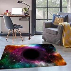 3D Starry Black Hole NAO1473 Game Rug Mat Elegant Photo Carpet Mat Fay