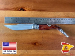 Navaja de Bolsillo Estilo Navaja Sevillana 4.5” Hecha a Mano en Albacete España - Vendedor de EE. UU. - Imagen 1 de 12