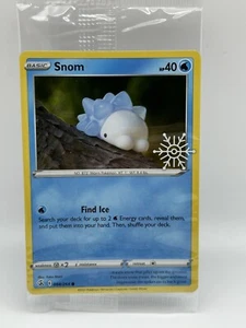 Pokemon TCG Card Holiday Advent Calendar 2023 Stamp Snom 084/264 Galaxy Holo - Picture 1 of 1
