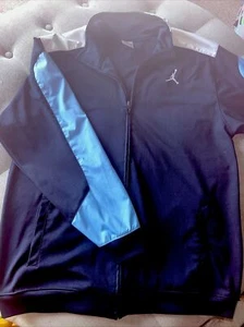 Air Jordan Navy/Light Blue Zip Up Jacket Youth Large - Picture 1 of 7