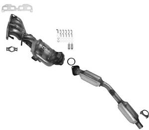 Front and Rear Manifold Catalytic Converter Fits for 2016-2019 Toyota Prius 1.8L