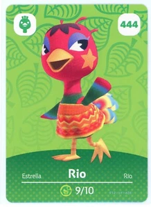 Tarjeta Amiibo Auténtica Animal Crossing - Rio 444 - Tarjeta Genuina 9/10 - Imagen 1 de 2