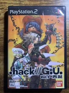 .hack G.U.: Vol. 1: Rebirth (Sony PlayStation 2, 2006) CIB, CLEANED, JAPAN ONLY - Picture 1 of 6