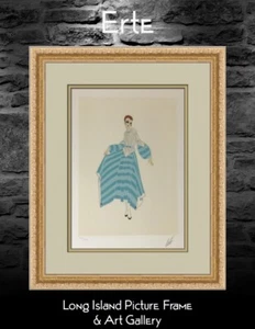 Erte Elegance Signed & Numbered 1975 L/ED Lithograph Custom Framed Free Shipping - Picture 1 of 7