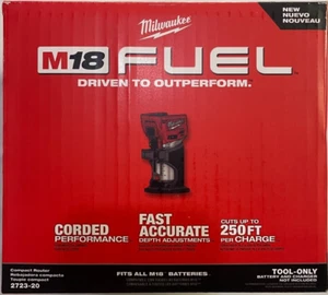 Milwaukee 2723-20 M18 Fuel Compact Router (bare tool) NEW - Picture 1 of 1