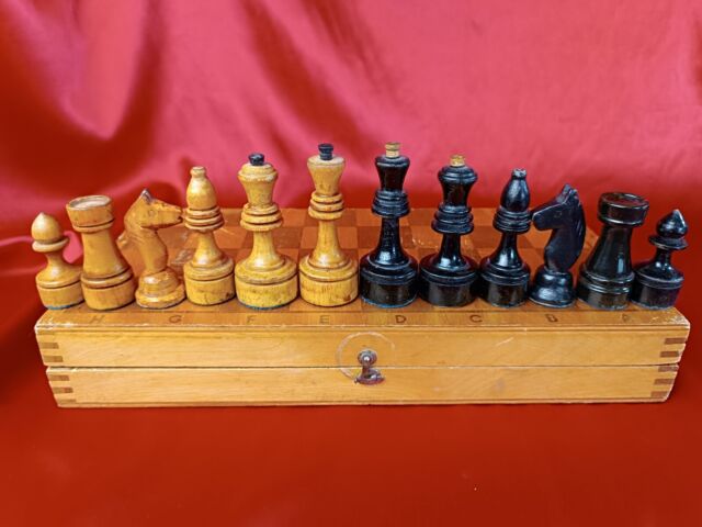 3 3/4 French Series Wood Chess Pieces - Acacia – Chess House