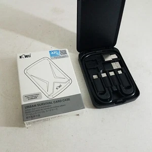 Juego de cables de transferencia de datos JJC estuche para tarjetas de supervivencia urbana Kiwi Fotos - Imagen 1 de 9