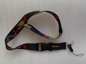 Cordino akrapovic Laccetto Portachiavi da Collo 50cm Sgancio Rapido - Foto 1 di 1