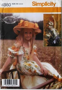 Simplicity 4960 Country Mouse Girls Dress Sewing Pattern Sz 3-4-5-6 - Picture 1 of 1