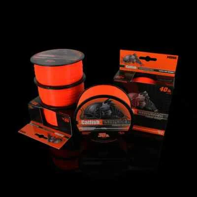 Whisker Seeker Catfish Fishing Line~500yds~5 strengths~Orange~Mono~FREE Shipping - Image 1 of 3