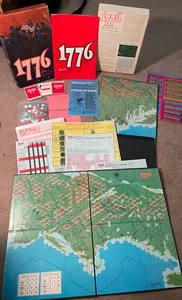1776 AVALON HILL BOARD GAME 817 BOOKSHELF GAME VINTAGE 1974 COMPLETE FUN PLAY !! - Picture 1 of 8