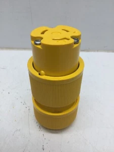 GE 20A 480V 3 Wire 3PH Female Plug L12-30 3 Phase - Picture 1 of 6