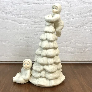 1988 Rare Snowbabies Climbing On Tree Department 56 Retired - No Box - Picture 1 of 11