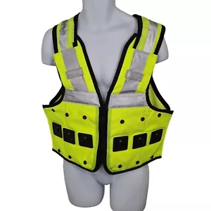 Aegis Engineering Hi Viz Hi Vis Stab Vest Body Armour Cover Buddy-Lok System M/L - Picture 1 of 8