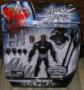 DC UNIVERSE  BLACK MANTA  TOTAL HEROES ULTRA  MATTY EXCLUSIVE  MOC - Imagen 1 de 3